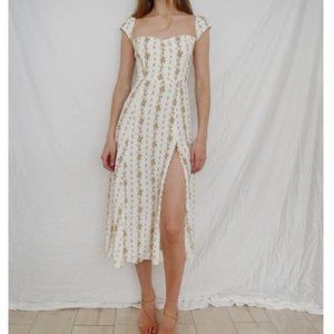 Reformation Levy Midi Dress - Poppyseed US4